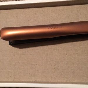 GHD platinum hair straightener.